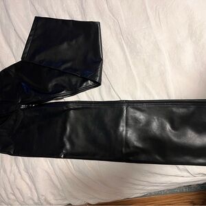 Abercrombie & Fitch Shiny Black Pants